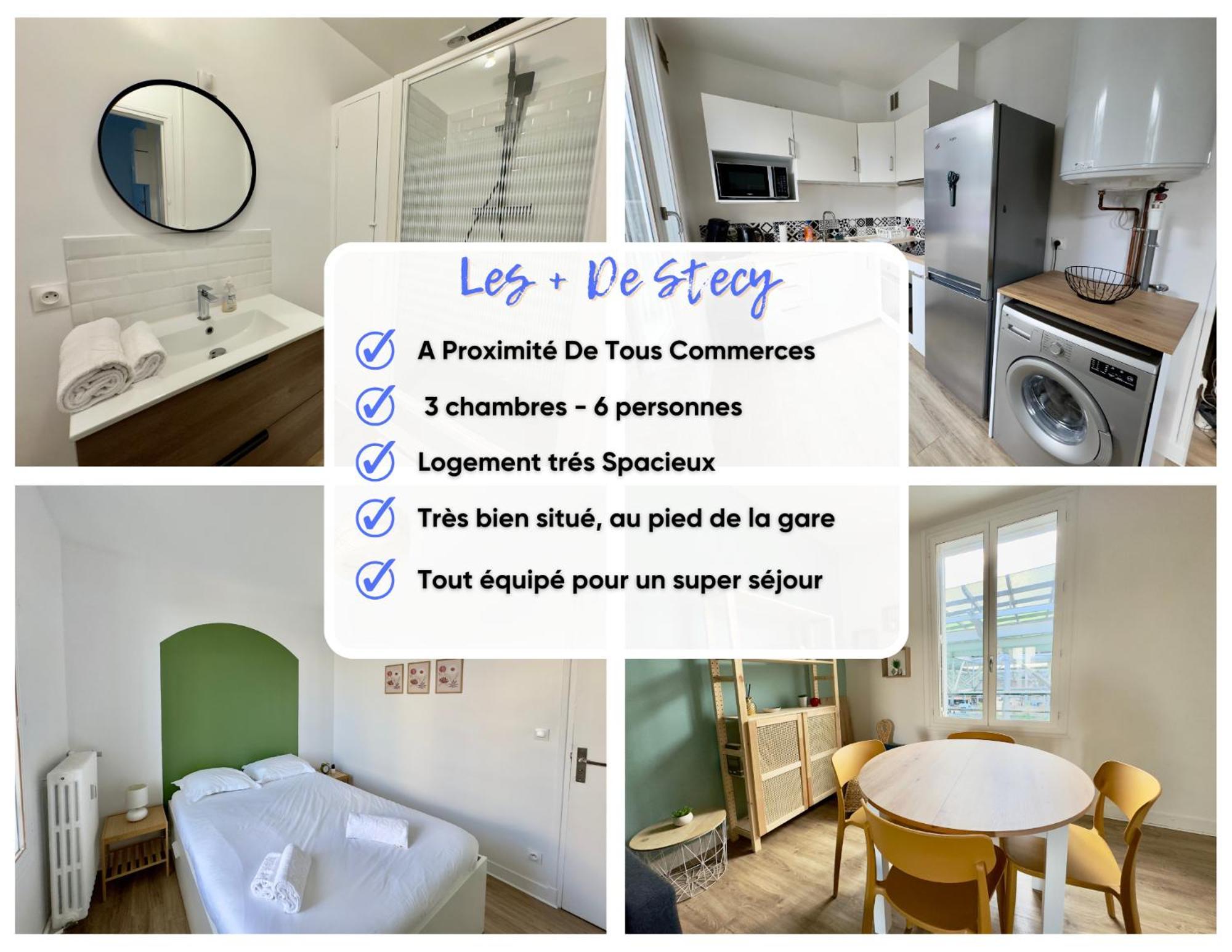 Appartement Spacieux 3 Au Pied De La Gare *